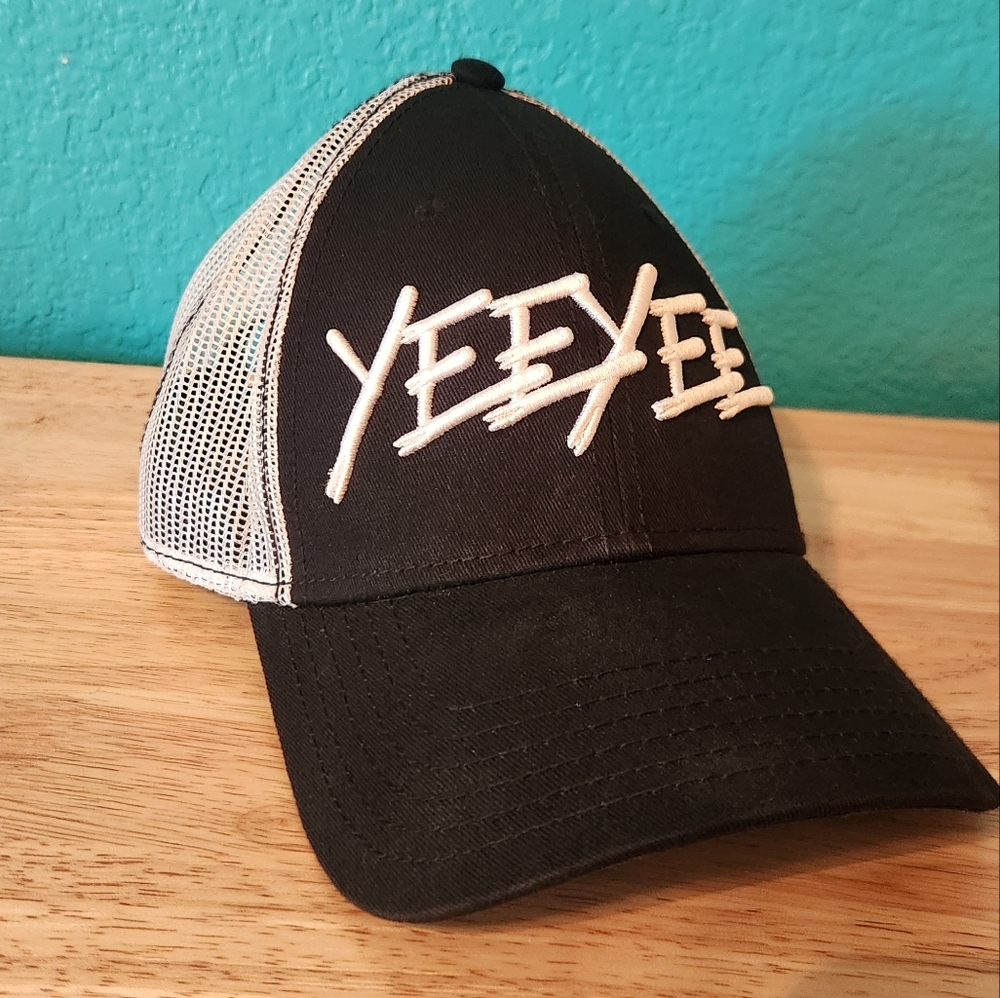 Yee‎ Yee Black and White Trucker Hat